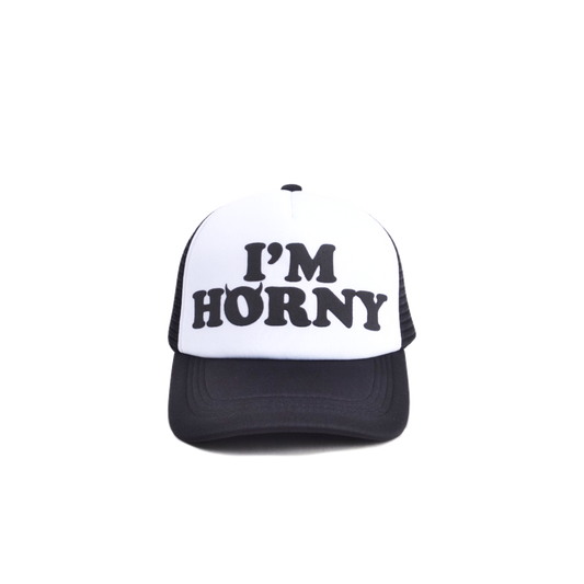 I’m Horny Trucker Hat Black